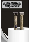 Metal Gövdeli Saç Sakal Çizim Kesme Tıraş Makinesi Kısaltma Makinesi