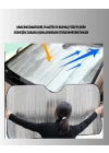 Metalize Reflektörlü Katlanabilir Araç Güneşliği – Yüksek Performanslı Isı ve UV Koruması