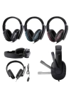 Mikrofonlu Gamer Kulaklık Oyuncu Kulaklığı Yüksek Ses Kaliteli Stereo Yumuşak Yastıklar