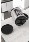 Mikser Kupa Yazılı Mug Bardak Karıştırma Özelliği