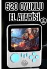 Mini Atari El Atarisi 3.5 inç Ekran Çift Konsol 666 Adet Retro Oyun Gameboy El Atarisi