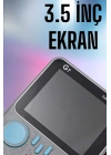 Mini Atari El Atarisi 3.5 inç Ekran Çift Konsol 666 Adet Retro Oyun Gameboy El Atarisi