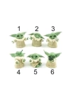 Mini Baby Yoda Figür 6 Adet