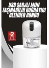 Mini Doğrayıcı Rondo Taşınabilir Mini El Blender Paslanmaz Çelik