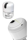 Mini Doğrayıcı Rondo Taşınabilir Mini El Blender Paslanmaz Çelik