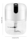 Mini Doğrayıcı Rondo Taşınabilir Mini El Blender Paslanmaz Çelik