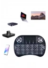 Mini Klavye Gaming Pc Playstation Ledli Mouse Rgb Mouse Bluetooth Usb