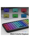 Mini Klavye Smarttv Işıklı Bluetooth Kablosuz Televizyon Ps3 Dizüstü Tabletler Ve Telefonlar İçin