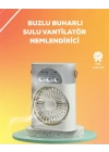 Mini Klima Fan | USBli, 7 Renk Gece Işığı, 3ü 1 Arada Fonksiyon