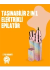 Mini USB Şarjlı Elektrikli Epilatör – Kaş ve Yüz Tüy Temizliği İçin 2si 1 Arada
