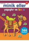 Minik Eller Yapıştır Ve Boya - Bordo Kitap