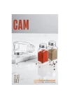 Modacar Cam Tuzluk Biberlik Karabiberlik 2 li SET
