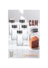Modacar Cam Tuzluk Biberlik Karabiberlik 6 lı SET
