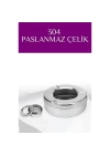 Modacar Kapaklı Paslanmaz Yuvarlak Küllük - Kapaklı 304 Çelik Kül Tablası - Kafe Küllüğü Restoran Küllüğü