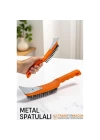 Modacar Metal Spatulalı Tel Fırça  - Kazıma Fırçası