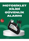 Motosiklet Scooter Bisiklet Tekerlek Disk Kilidi Alarmlı Güvenlik