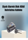 Motosiklet ve Bisiklet İçin 6mm Pinli Alarmlı Disk Kilidi