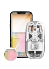 Mouse Fare Kablosuz Mouse Fare Şarjlı Bluetooth Sessiz 5 Tuşlu Şeffaf