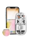 Mouse Fare Kablosuz Mouse Fare Şarjlı Bluetooth Sessiz 5 Tuşlu Şeffaf