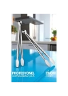Mutfak Maşası - Mangal Barbekü Maşası - Izgara Maşası Tava Maşası Çelik  24 Cm