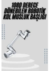 Mutfak Musluk Başlığı 1080 Derece Dönebilir Oynar Başlıklı Musluk Aparatı