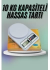 Mutfak Tartısı Dijital Göstergeli Hassas Tartı 10 Kg Kapasiteli