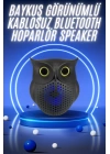 Müzik Çalar Bluetooth Hoparlör Speaker 5.0 Kablosuz Baykuş Görünümlü