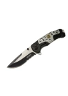 Mx10 Gri Testereli Outdoor Çakı 21 Cm - Otomatik, Perçinli