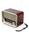 Nostalji Radyo Nns Ns-1537bt Şarjlı Fm Radyo Bluetooth Usb Aux