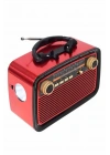 Nostaljik Radyo Bluetooth Bağlantılı Müzik Kutusu Ahşap