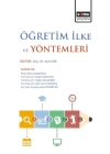 Öğretim İlke ve Yöntemleri (Editör: Asım Arı)