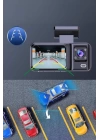 Ön ve Arka Kameralı 2 İnç 1080P Full HD DVR Araç İçi Ekran