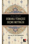 Osmanlı Türkçesi Seçme Metinler