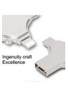 Otg 4in1 Cep Telefonu Çok Fonksiyonlu Usb Flash Bellek 128 Gb Type-c, Micro Sd Ve Kart Okuyucu