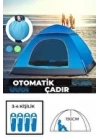 Otomatik Havada Açılan Su Geçirmez Çadır 4 Kişilik