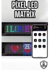 Otomobil Uyumlu Led Matrix Dijital Ekran Bluetooth Bağlantılı 16X24