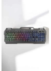 Oyuncu Klavyesi Q Klavye RGB Işıklı Mouse Hediyeli