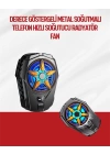 Oyunlar İçin Telefon Soğutucu – 65-85 mm Uyumlu, Dijital Ekranlı