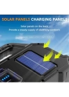 P-880a Solar Powerbanklı Şarjlı Taşınabilir Güçlü Fener