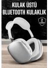 P9 Air Max Kablosuz 5.0 Mikrofonlu Bluetooth Kulaklık Beyaz Yüksek Ses Kaliteli