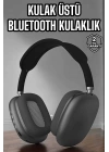 P9 Plus Hi-fi Ses Kalitesi Ayarlanabilir Mikrofonlu Bluetooth Kulaklık Siyah