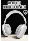 P9 Plus Kablosuz Kulak Üstü Bluetooth Kulaklık Beyaz Yüksek Ses Kaliteli