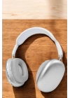 P9 Plus Kablosuz Kulak Üstü Bluetooth Kulaklık Beyaz Yüksek Ses Kaliteli