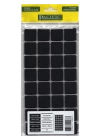 Pacific 6025 BL Yapışkanlı Keçe 25 mm X 25 mm Siyah