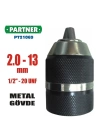Partner 21069 Anahtarsız Mandren 13 mm 1/2