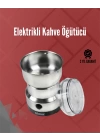 Paslanmaz Çelik Elektrikli Kahve Değirmeni | Sessiz, Hızlı, Çok Amaçlı Öğütücü (200W)