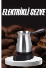 Paslanmaz Çelik Türk Kahvesi Makinesi 6 Fincan Kpasiteli Elektrikli Cezve