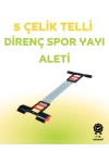 Paslanmaz Çelik Yaylı Çoklu Dirençli Kol ve Gövde Egzersiz Aleti