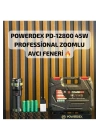 Pd-12800 45 Watt 4500 Lümen Zoomlu Profesyonel Avcı El Feneri