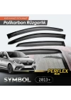 Perflex Polikarbon Kırılmaz Rüzgarlık V2 Düz Renault Symbol 2013+